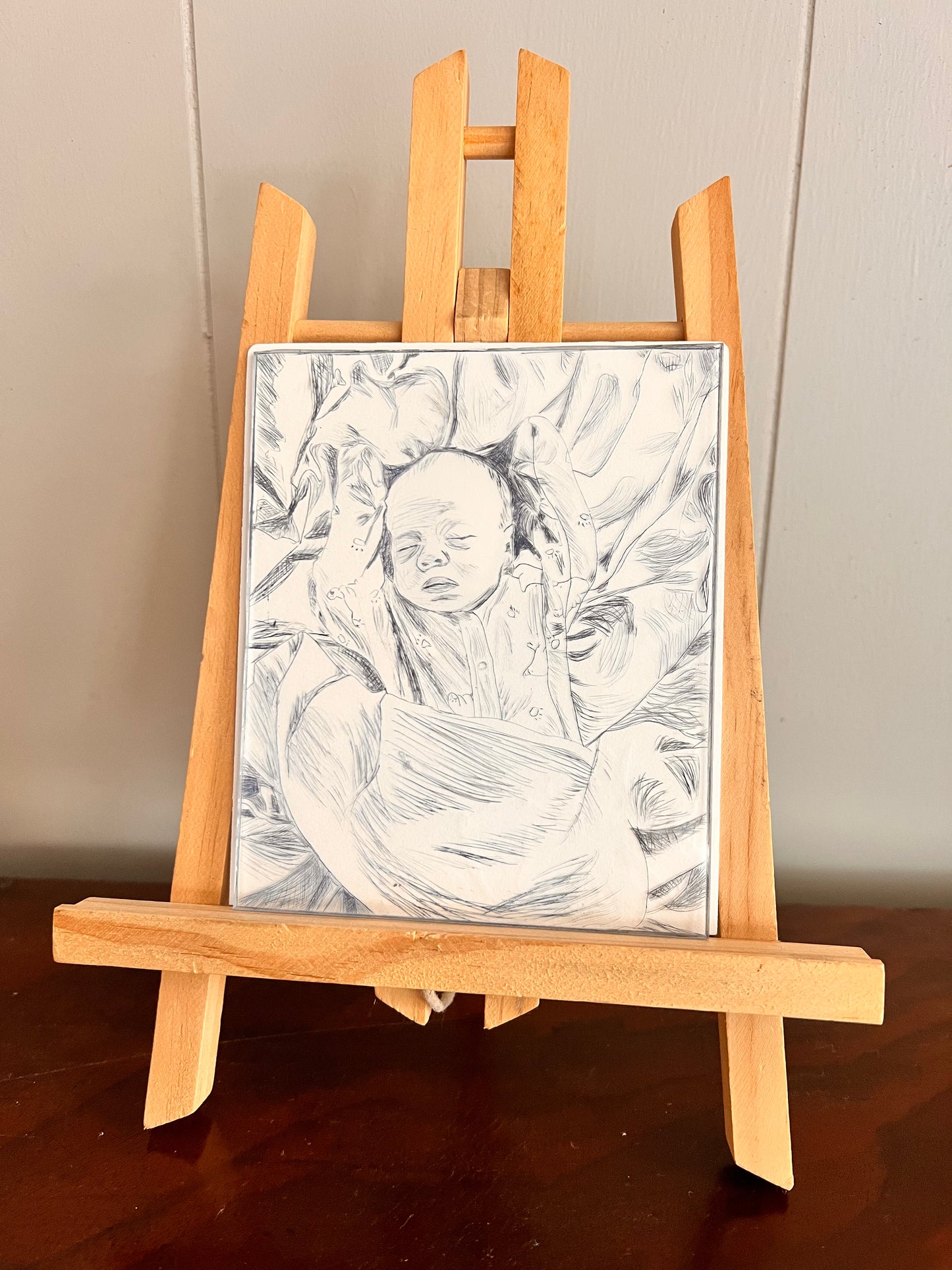 Custom Etching Plate Portrait